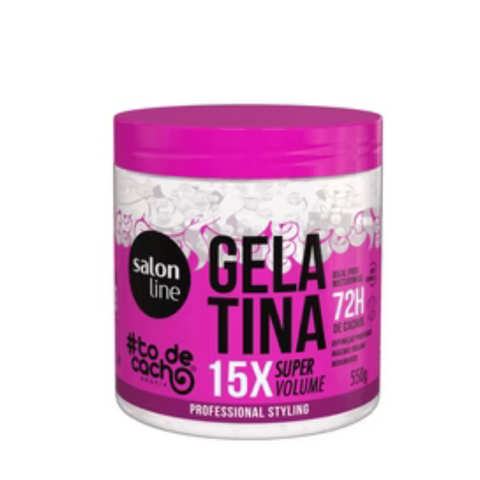#todecacho Super Volume Salon Line Gelatin 550g