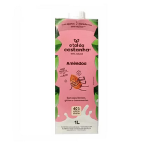 Bebida Vegetal De Amêndoas A Tal Da Castanha 1 Litro