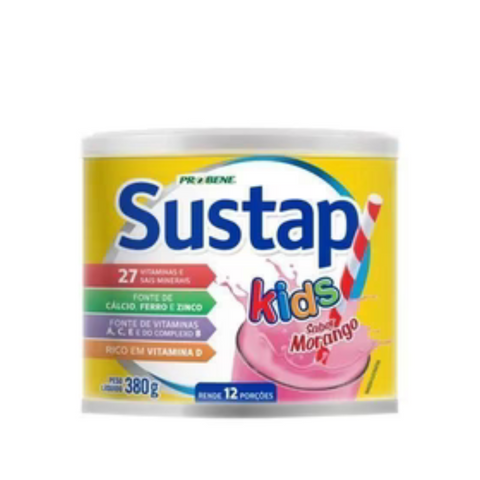 Sustap Kids Strawberry Drink Mix Powder 380g