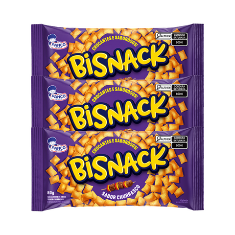 3-PACK BISNACK BARBECUE FLAVOR 80G