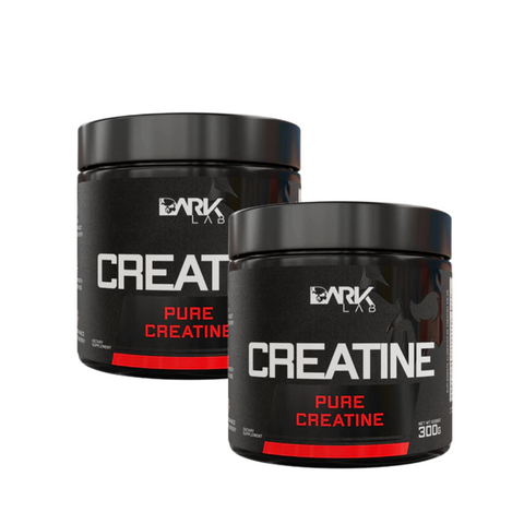 2x Pure Creatine Monohydrate 300g Dark Lab Kit