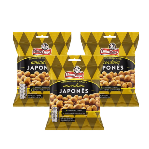 Kit 3 Roasted Japanese Peanuts 145g