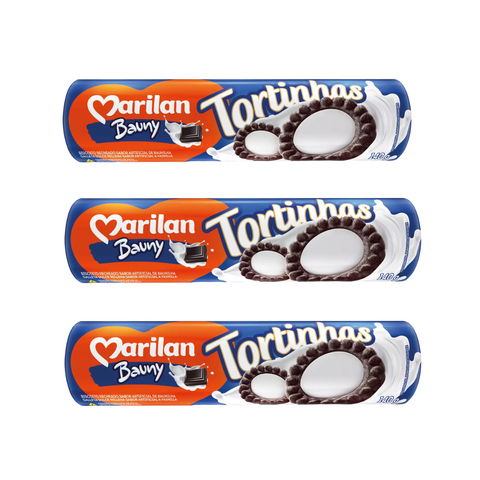PACK OF 3 Marilan Bauny Tarts Biscuits 140g