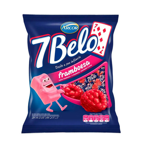 Arcor Raspberry Seven Belo Candy 500g
