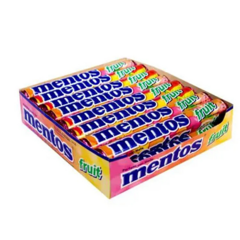 Mentos Fruit Caixa Com 16 Unidades  600 G