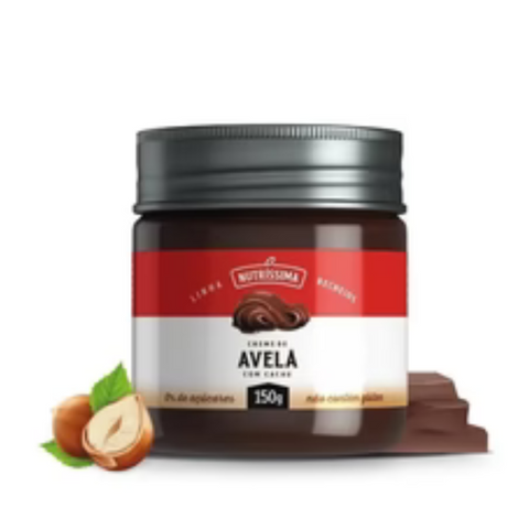 Creme  Nutríssima De Avelã Com Cacau Zero Açúcar 150g