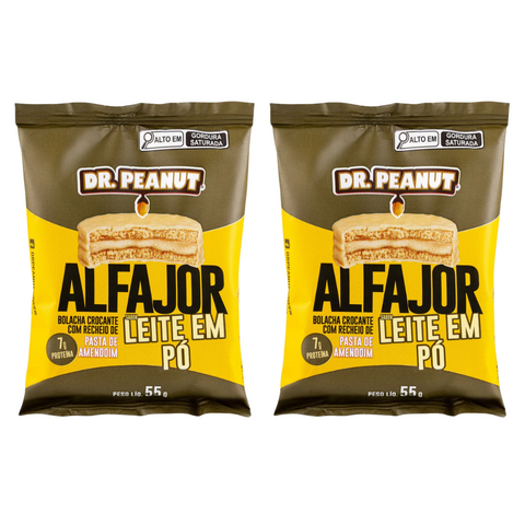 Dr. Peanut Powdered Milk Flavored Alfajor 2x55g