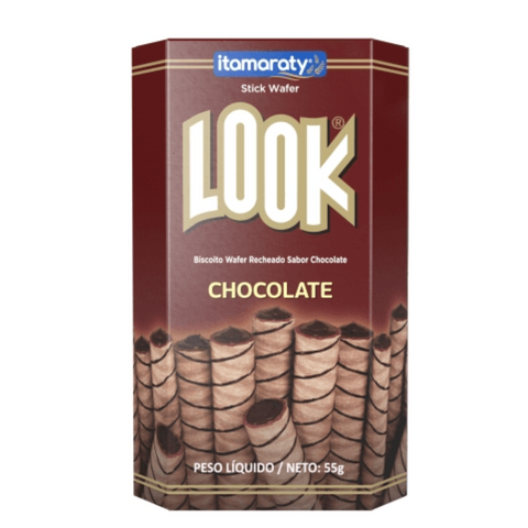 Biscoito Wafer Look Chocolate Itamaraty 55g