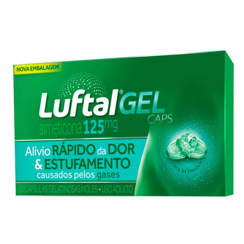 Luftal Gel x 10 Capsulas