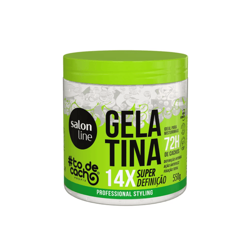 Gelatina #todecacho Super Definição Salon Line 550g