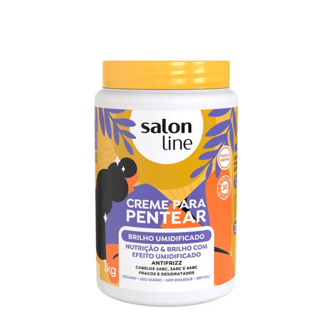 Creme Pentear Brilho Molhado Salon Line 1kg