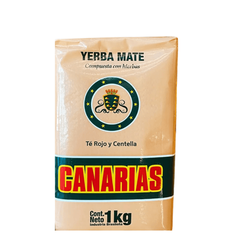 Erva Mate Canarias - Chá Vermelho e Centella