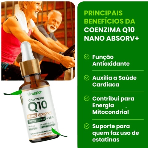 Coenzyme Q10 Nano Absorv+ | Sublingual Liquid Supplement |