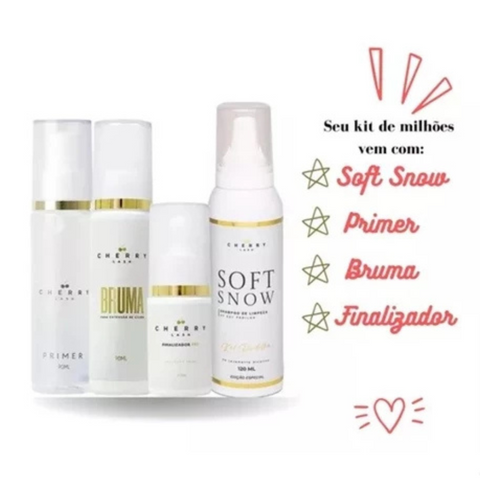 Retention Kit Lashes Foam Finishing Mist Primer Cherry