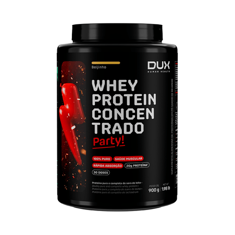 Whey Protein Concentrate Party! Beijinho Dux 900g
