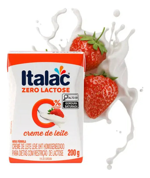 Creme de Leite Leve Zero Lactose 200g Italac
