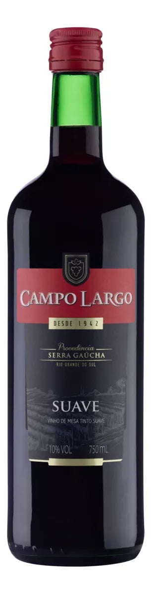 Vinho Tinto Suave Americanas Campo Largo 750ml