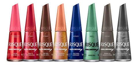 Esmaltes Risque - Kit 9 Coleção Chilli Beans 8ml