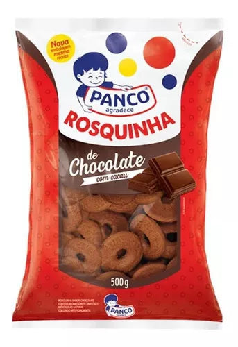 Biscoito Rosquinha De Chocolate Panco 500 G