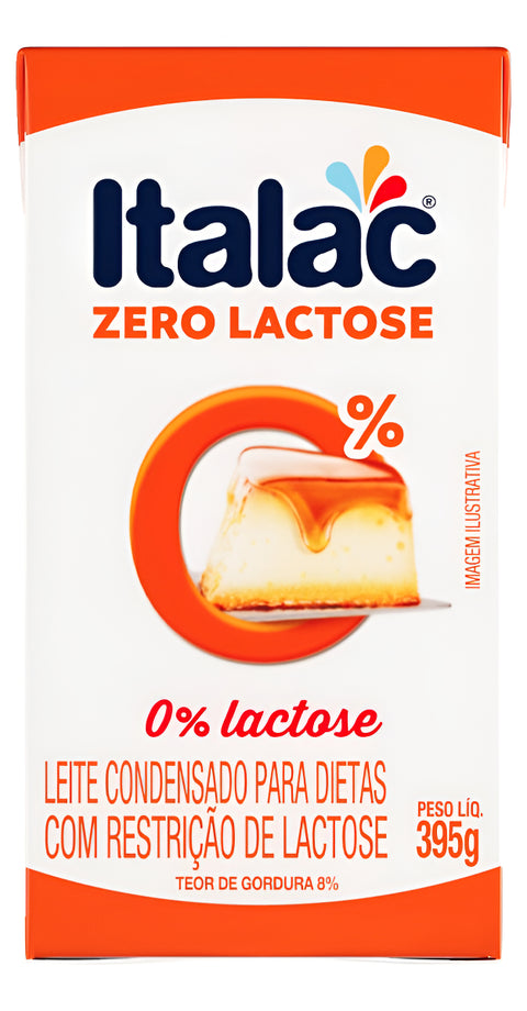 Leite condensado Italac Zero Lactose 395ml