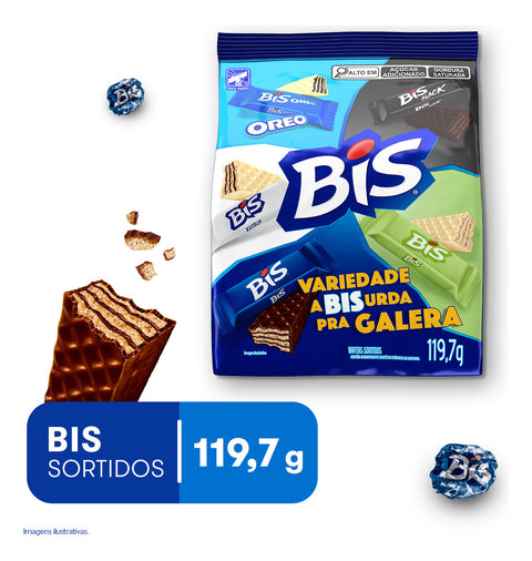 Bis Assorted Chocolates, 119.7g Pack