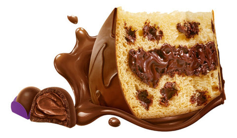 Chocotone Maxi Recheio Trufa E Gotas Chocolate Bauducco 450g