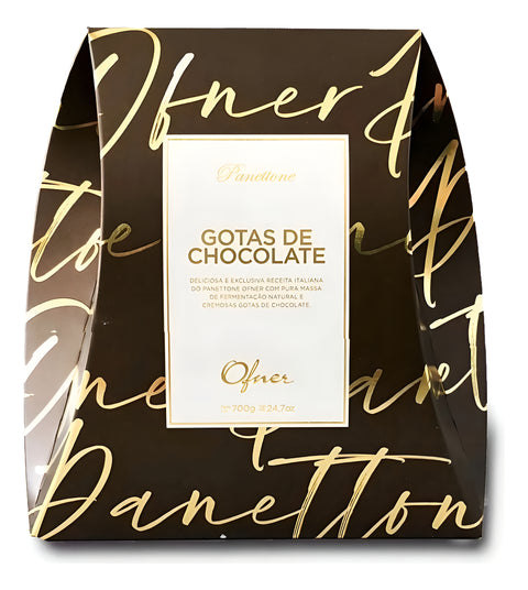 Panettone Com Gotas De Chocolate Ofner 700g
