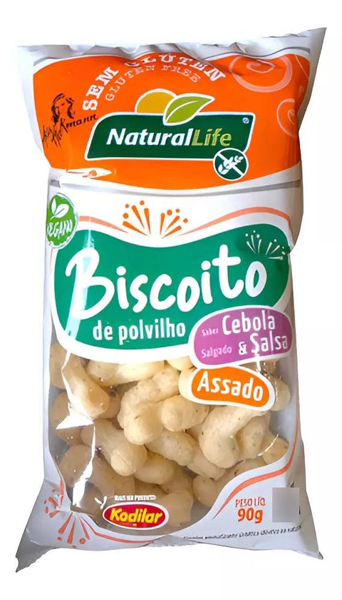 Onion and Parsley Flavored Tapioca Starch Snack Vegan Gluten-Free NaturalLife 90g