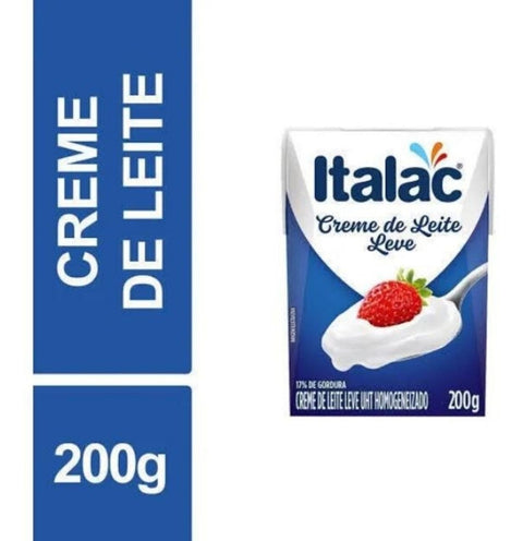 Light UHT Homogenized Cream 200g Box Italac