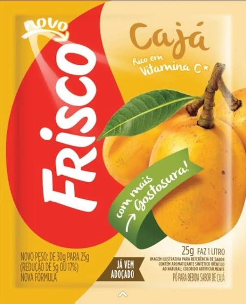 Frisco Cajá Powdered Drink Mix 25g - Pack of 15