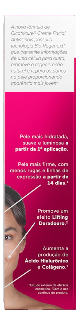 Creme Facial Antissinais Bio-regenext 50g Cicatricure Tipo de pele Normal