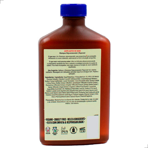 Shampoo Rapunzel - Rejuvenescedor 250ml - Lolla Cosméticos