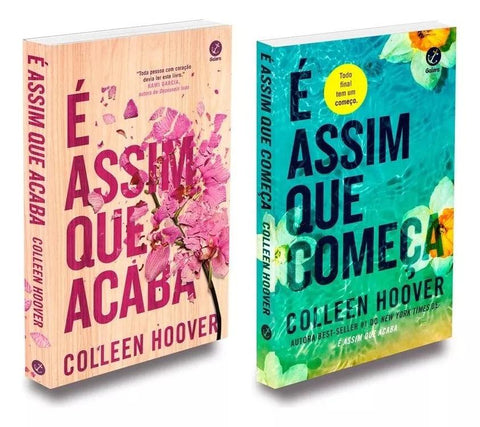 It Ends With Us + It Starts With Us by Colleen Hoover. Paperback
