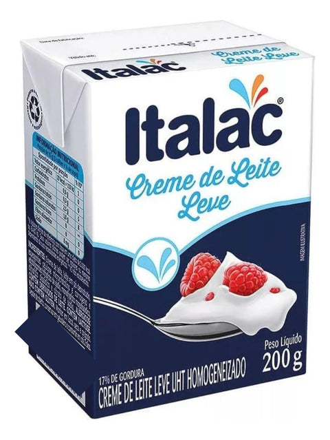 Light UHT Homogenized Cream 200g Box Italac