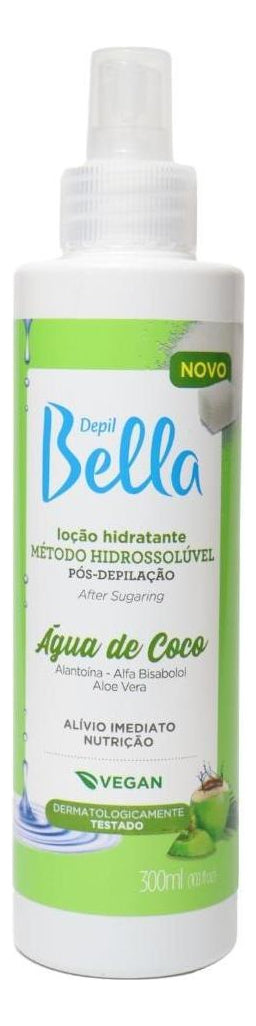 Loção Hidratante Pós Depilação Vegano Coco Depil Bella 300ml