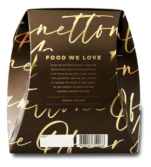 Panettone Com Gotas De Chocolate Ofner 700g