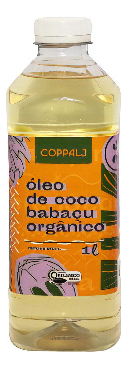 Óleo De Coco Babaçu Refinado 1 Litro - Orgânico (sem Glúten)