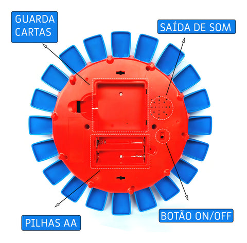 Jogo De Tabuleiro - Tecla Letras Trava Letras Tapa Palavras