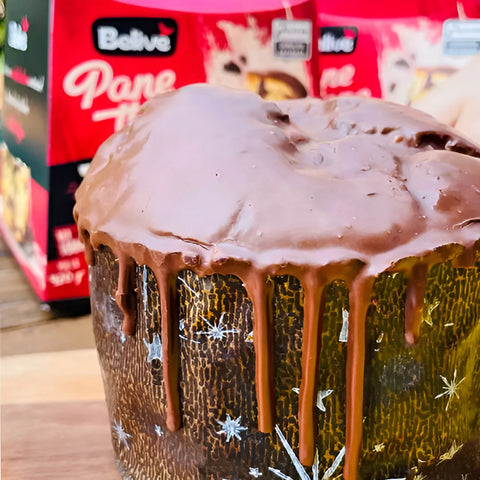 Panetone Sem Glúten Zero Açúcar Zero Lactose Chocolate 420g - Belive