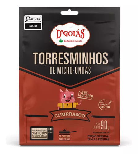 Torresminho De Micro-ondas D'goiás Churrasco 90g