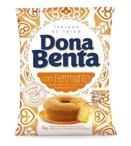 Farinha De Trigo Dona Benta Com Fermento 1kg