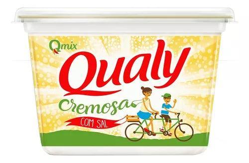 Margarina Cremosa com Sal Qualy  Pote 500g