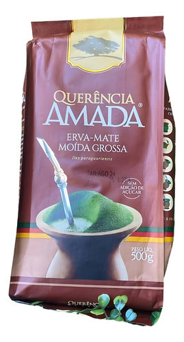 Erva Mate Sem Açúcar Querência Amada Tradicional 500g Oferta