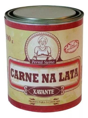 Carne Na Lata Xavante 900 Gr /carne Na Gordura Suina / Banha - MEUBRASILONLINE