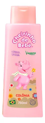 Colônia Cheirinho De Bebê Rosa - 750ml