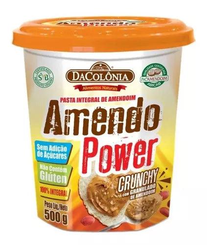 Amendo Power Crunchy Whole Peanut Paste with Peanut Granules 500g