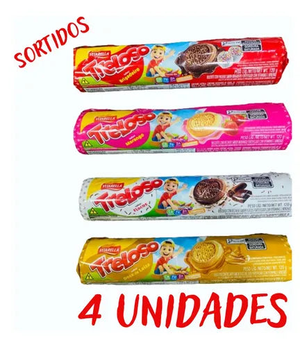 Treloso Cookies - Kit with 4 Assorted Units of 120g