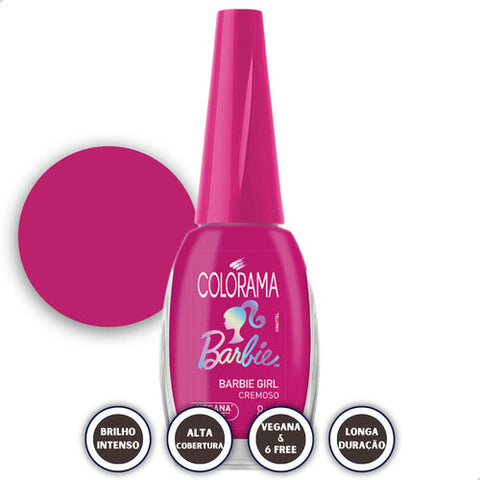 Esmalte Colorama Coleção Barbie Completa Kit c/6