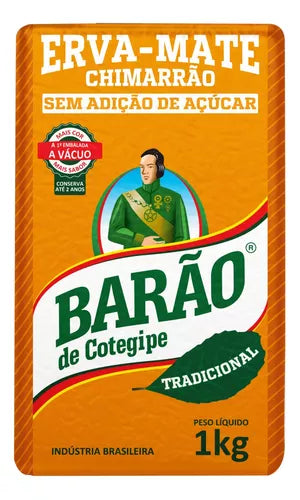 Erva Mate Barão Tradicional a Vácuo 1Kg