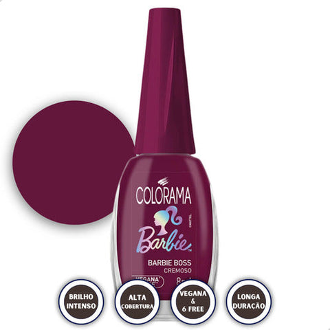 Esmalte Colorama Coleção Barbie Completa Kit c/6